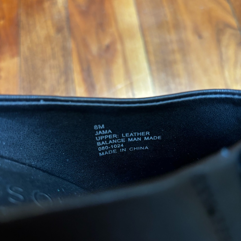 NEW Aerosoles Jama Pointed Toe Mule Black Leather 8 - Picture 10 of 11